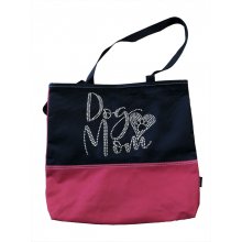 Rhinestone Tote Bag - Dog Mom